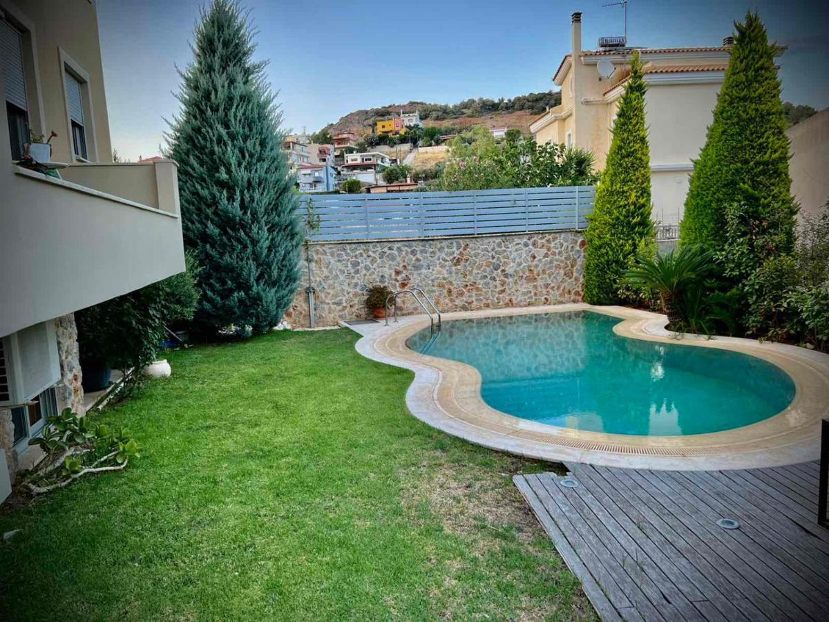 Ένας Ευχάριστος Χώρος Με Πισίνα Villa Pórto Ráfti Exterior foto
